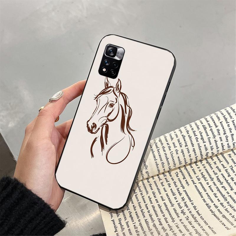 Phone Case For Xiaomi Poco C71 15T 14T Pro Redmi Note 15 14 14 13 Pro Redmi A5 15C 13C Horse