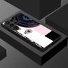 Thin Ring Magnetic Phone Case For Samsung Galaxy S26 Ultra S25 FE S24 S23 S22 Plus S21 FE Abstract Geometry Style Hybrid TPU+PC Matte Cover