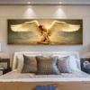 Girl with Wings Nordic Posters and Prints Canvas Painting Wall Art Pictures Living Room Modern Home Decor Angel Cuadros No Frame