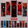 Plakat Berserk Czarny Szermierz Sztuka Ścienna Zwoje Obraz Anime Guts Wiszący Obraz Griffith Tapeta Casca Dekoracja Domu