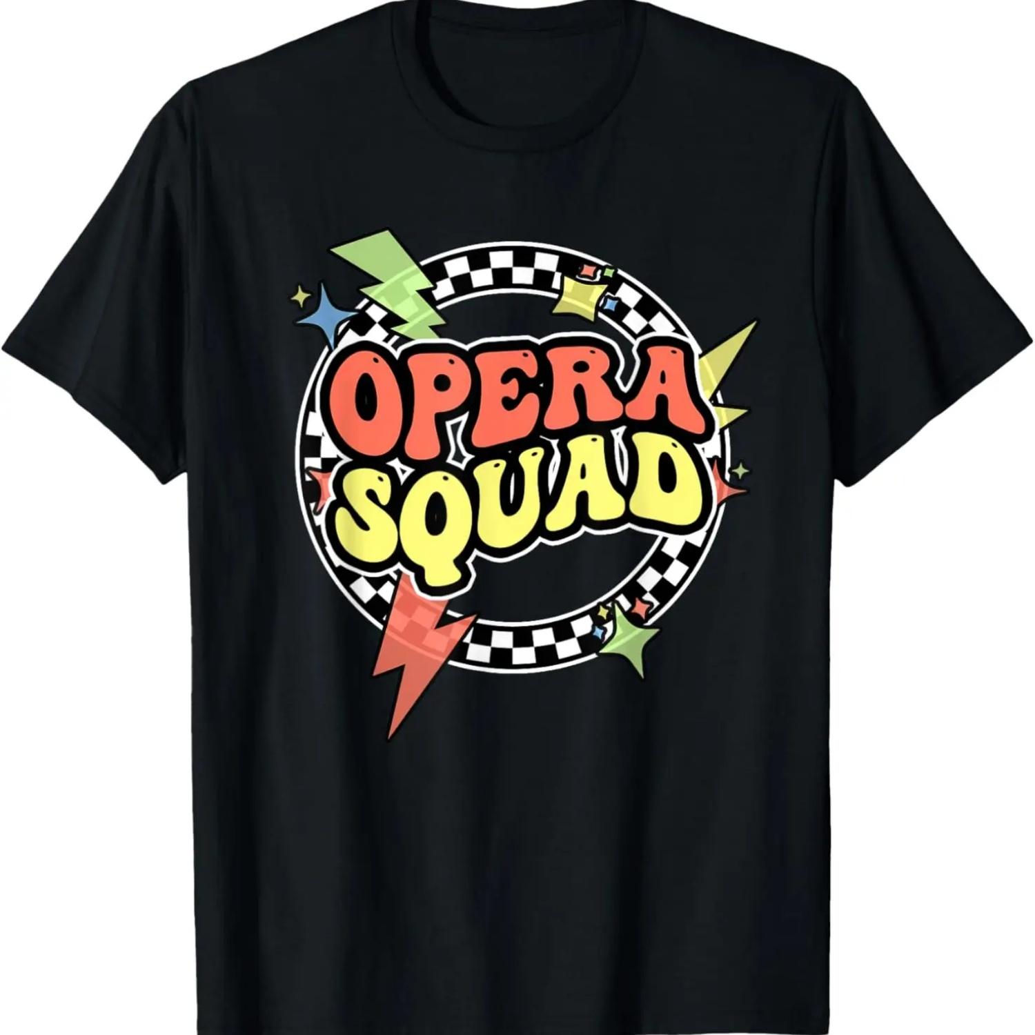 Ретро Опера Отряд Женщины Мужчины Дети Взрослый Королева Для Персонала Футболка S