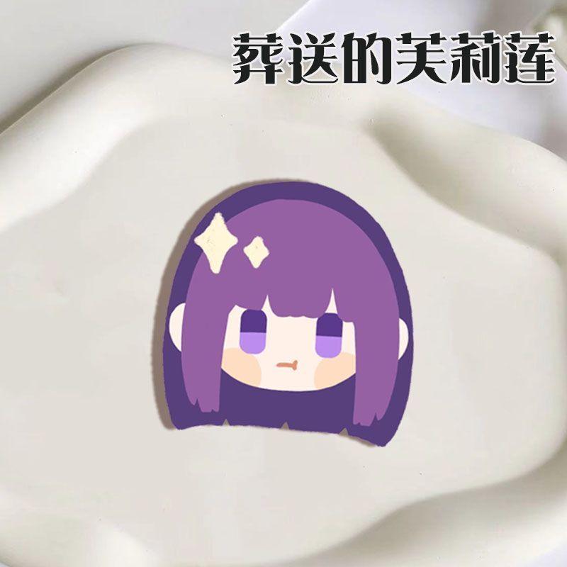 Action Anime Acrylic Brooch Sousou No Frieren: Beyond Journey's End Fern Stark Himmel Pin Toys for Kids Adults Collectible Gifts