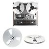 Professional 7" Aluminum Alloy Recording Takeup Reel with 3 Holes for Reel To Reel Tape Recorders