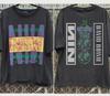 Vintage Graphic Nine Inch Nails & David Bowie The Outside Tour 1995 Mens Kids T Shirt Unisex Size S-4XL