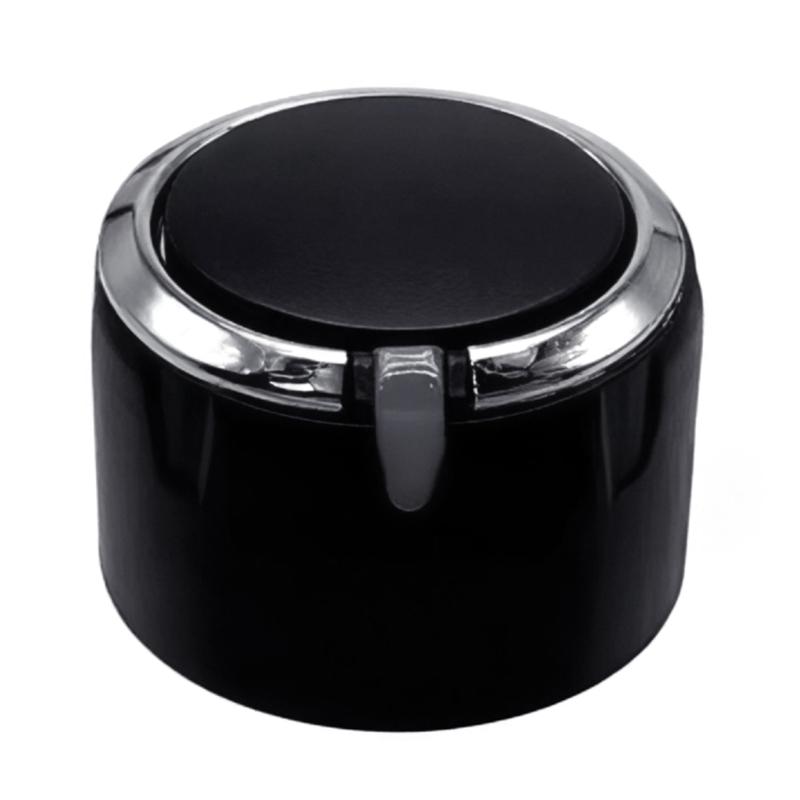 Black Interior Panel Selector Knob, Vehicle-Specific Fan and Mode Control Part with Silver Edge, Single Cabin Knob for Daily Driving Repair