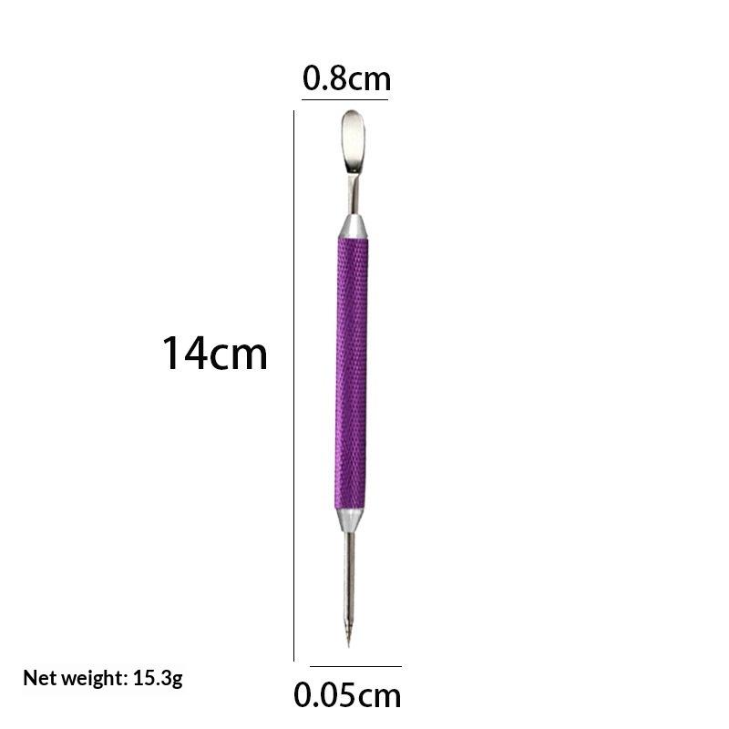 Coffee Latte Art Needle Stainless Steel Exquisite Professional Crochet Hook Pear Wood Carved Flower Needle Italian Coffee