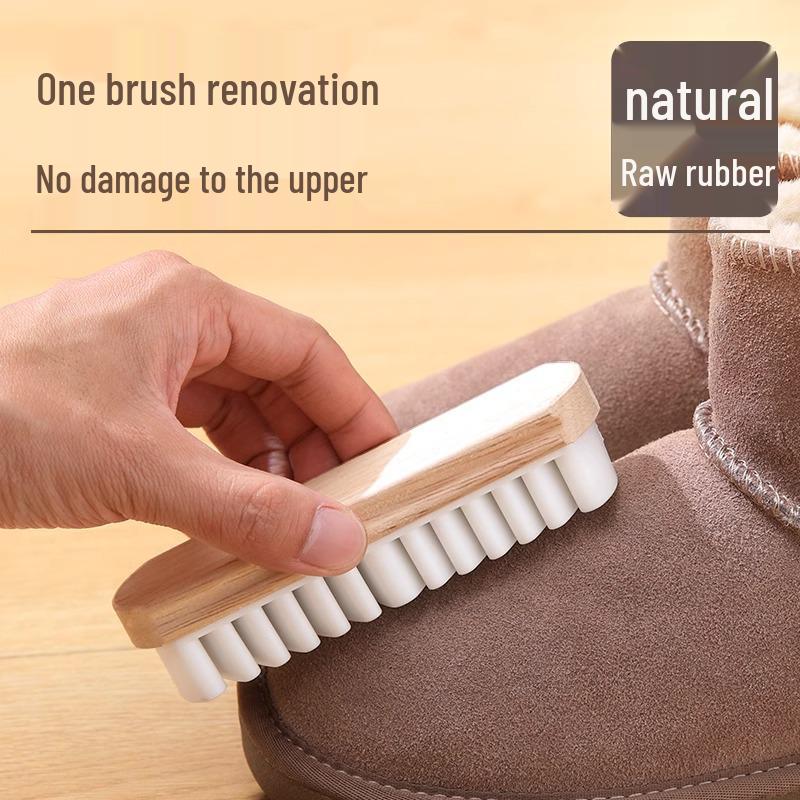 Suede Shoe Cleaning Brush with Eraser for Nubuck and Polishing