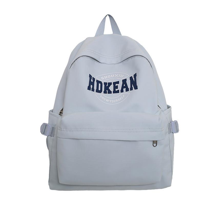 Backpack College Students Junior High School High School Students Travel Nylon Computer Backpack Men's and Women's Large Capacity School Bag
