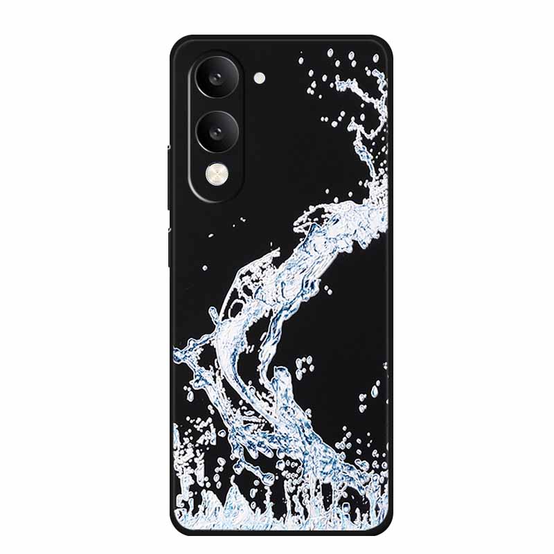 3D Emboss Case For Vivo iQOO Z10 Lite Phone Case Coque Flowers Silicone Soft Back Cover For Vivo Y29S Y29T Y19s GT 5G Case Funda