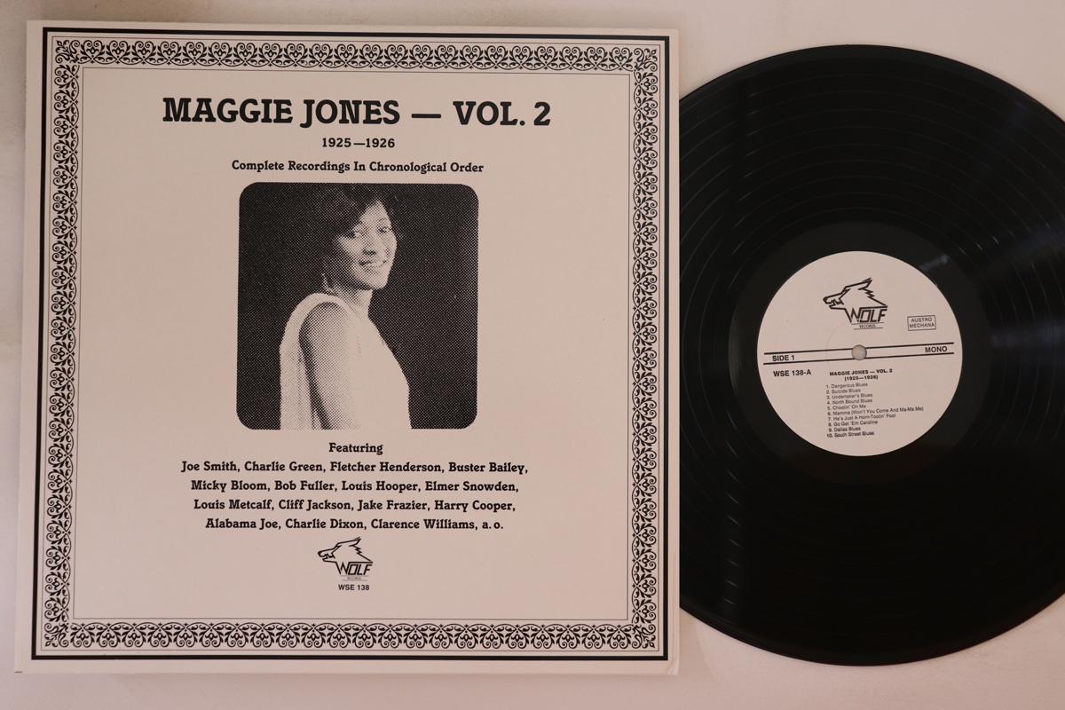 

LP Record MAGGIE JONES - Vol. 2 1925-1926 WSE138 WOLF Austria Blues Used
