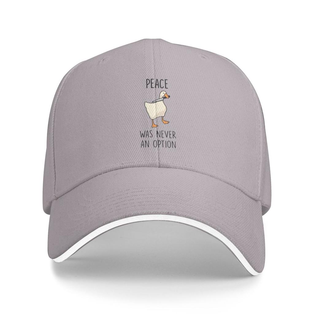 Entenfrieden war nie eine Option Aufgedruckte Baseballkappen Snapback Baseballmützen Atmungsaktiv Lässig Casquette Outdoor Unisex
