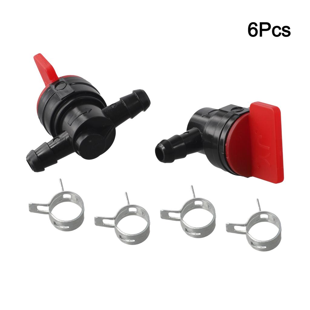 Convenient Shut Off Valves Power Equipment Replacement *Color: Kit Parts 1/4\" Straight 2pcs Small Engines Engine