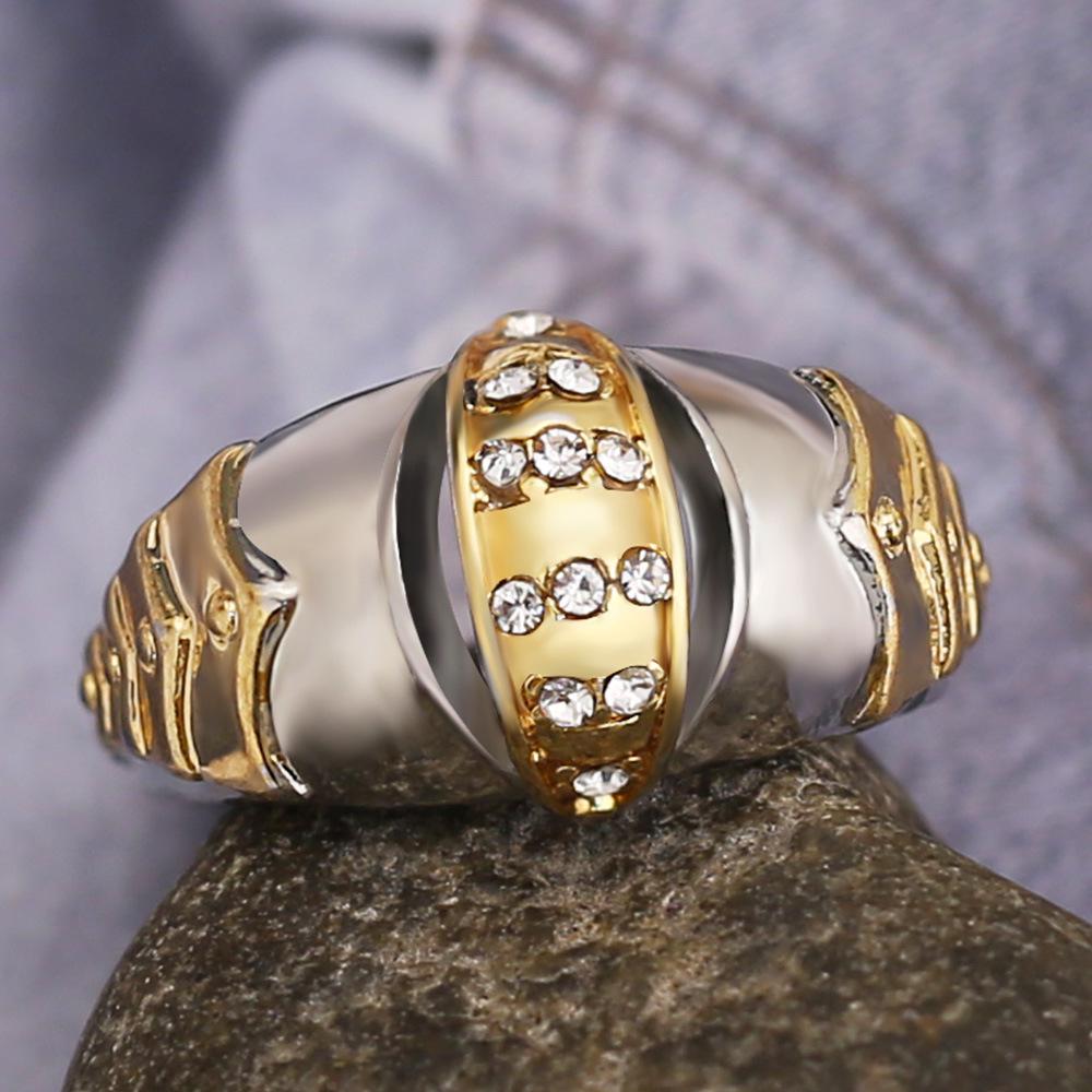 Creative Gold Fish Mouth Ring Ring, Men'S Accessories