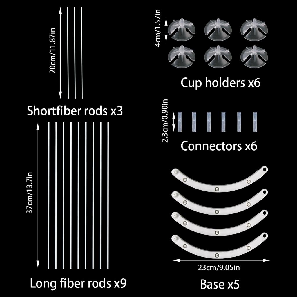 Suporte para balões de plástico com diferentes formatos, kit de suporte para balões de casamento ou aniversário, decoração para festas de chá de bebê infantil