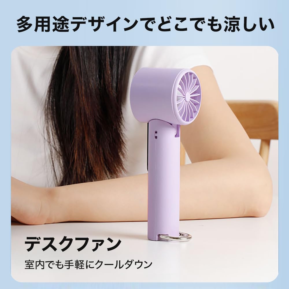 Handheld Cooling Plate Desktop USB 3000mAh Capacity Fan, Compact, Fan, 2025mm, Quiet, Charging,