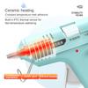 30W Children's Glue Gun Mini Hot Melt Glue Gun Electric Temperature Gun Set with Transparent Glue Stick 7x100mm Electric Tool