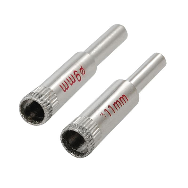 1 Stück 9mm 11mm Diamantbeschichtetes Bohrer-Set Fliesen Marmor Glas Keramik Lochsäge Bohrer Für Elektrowerkzeuge Handwerkzeuge