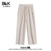 Baleno Men's S&K Waffle Wide-Leg Casual Pants