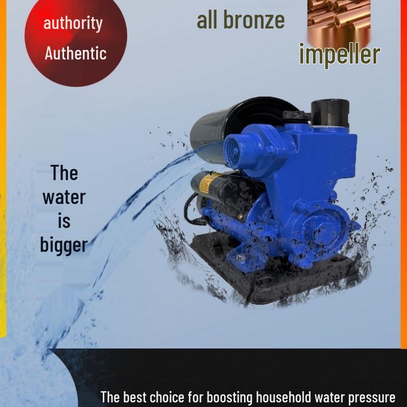 220V Fully Automatic Silent Self-Priming Household Water Booster Pump for Tap and Heater Systems