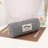 Shark Embroidery Pencil Case for Students - Cute, Spacious, High-Value Stationery Bag