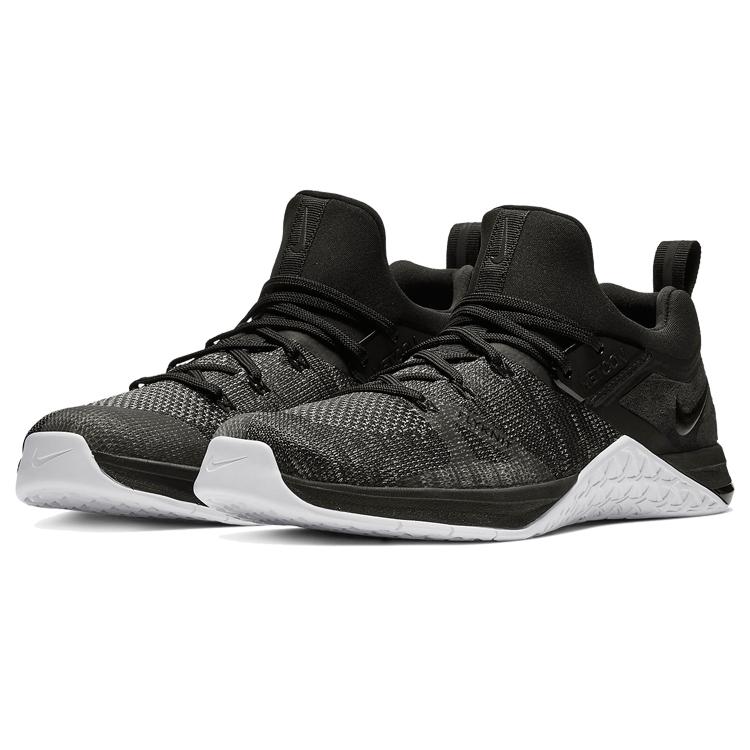 New Nike Metcon Flyknit 3 Black Matte Silver AQ8022-001