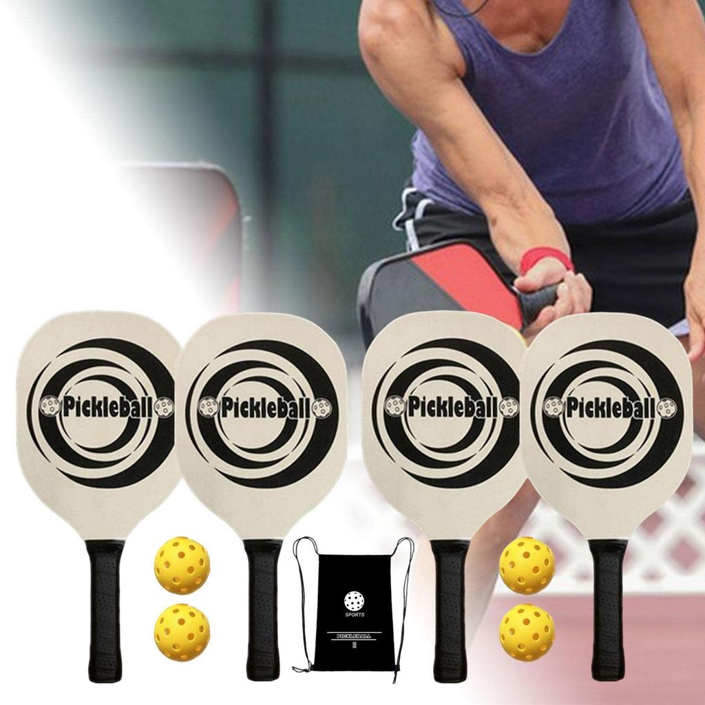 Dickly Professional Pickleball Paddle Set Lightweight Wooden Training Paddle with Gift Packaging