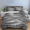 Zebra Stripe Pattern Bedding Set Bedding set (1 duvet cover, 2 pillowcases, duvet not included)