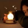 LED Bedside Lamp Flameless Candle Lamp Adjustable Brightness Timer Function Rechargeable Night Light LED Tea Light
