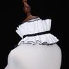 Adjustable Tie Ruffled Collar Vintage For Victorian Age Costumes and Cosplay Halloween Accessory Versatile Collar