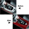 Carbon Fiber Gear Shift Frame Trim Strip Cover For Cadillac CTS 2008-2013