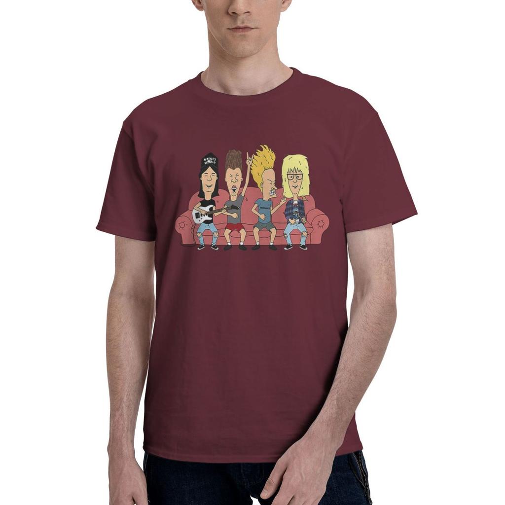 Beavis And Butthead 100 Cotton Casual Breathable Confortable Tops Funny Mens TShirts Mens Tops