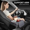 Auto Armsteunbak Met 2 Bekerhouders Auto Middenconsole Armsteun Kussen Armsteun Verhogingskussen Auto Armsteun Kussenhoes Pad Bak