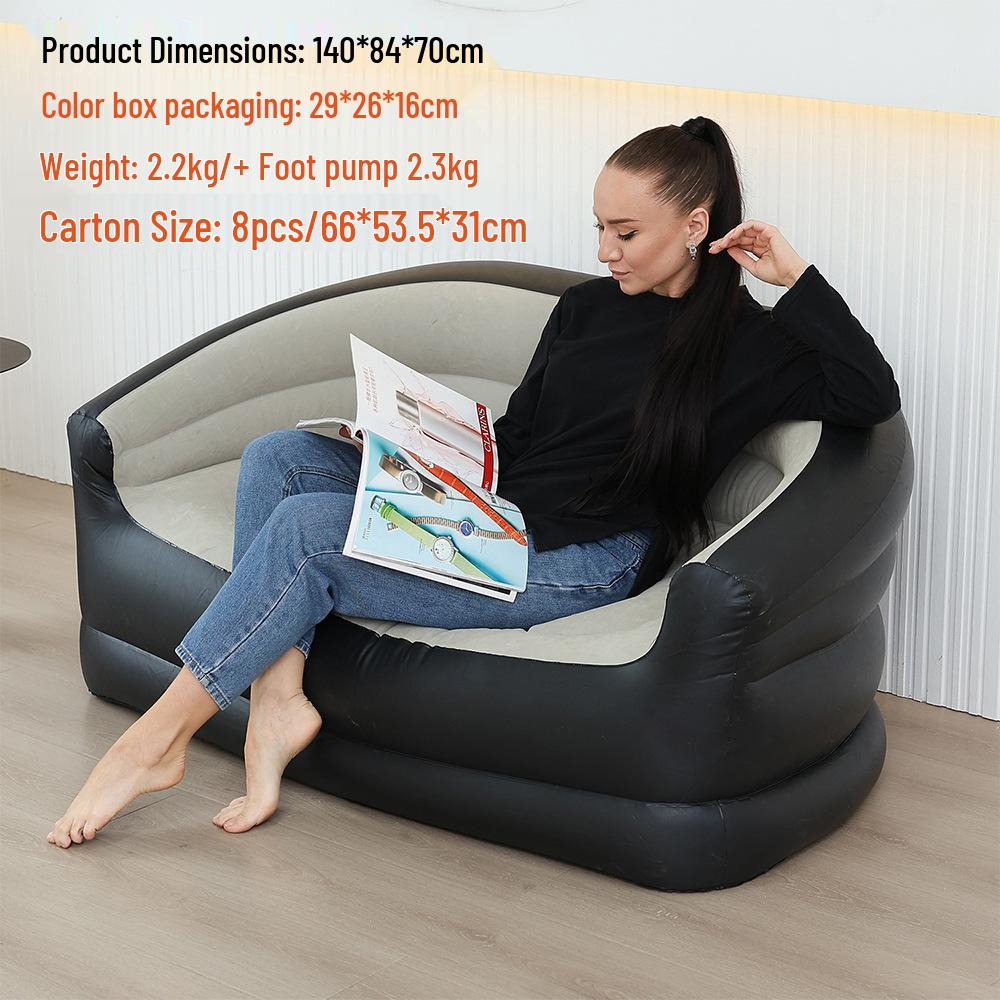 Double Automatic Inflatable Sofa for Indoor/Outdoor Use
