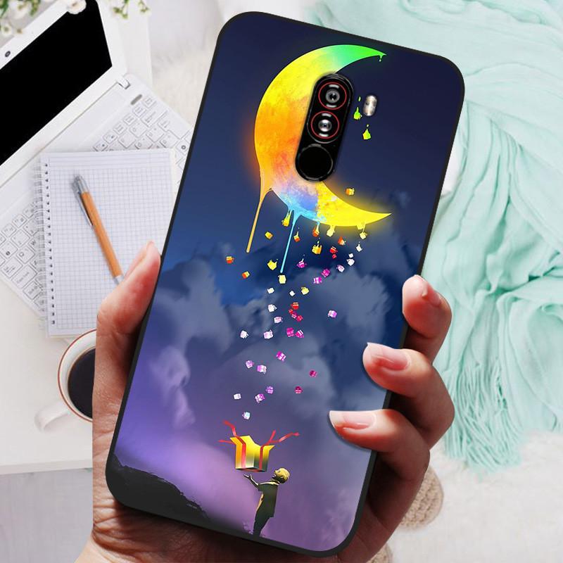 For xiaomi mi pocophone f1 Cases Cat Painted Soft TPU Silicone Phone Cover For xiaomi poco F1 Case PocofoneF1 Case Coque Etui
