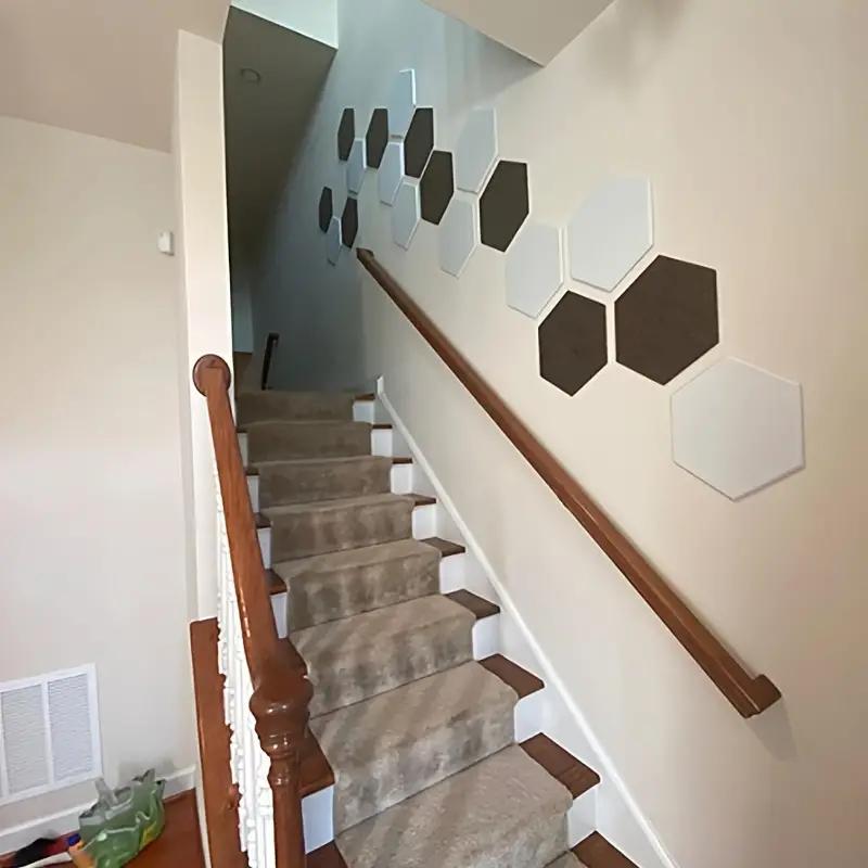 12 STÜCKE Selbstklebende Schallabsorbierende Platte Schwer entflammbare Schallschutzplatte für den Einsatz in Berufs- und Hotelfachschulen sowie zur Heimdekoration