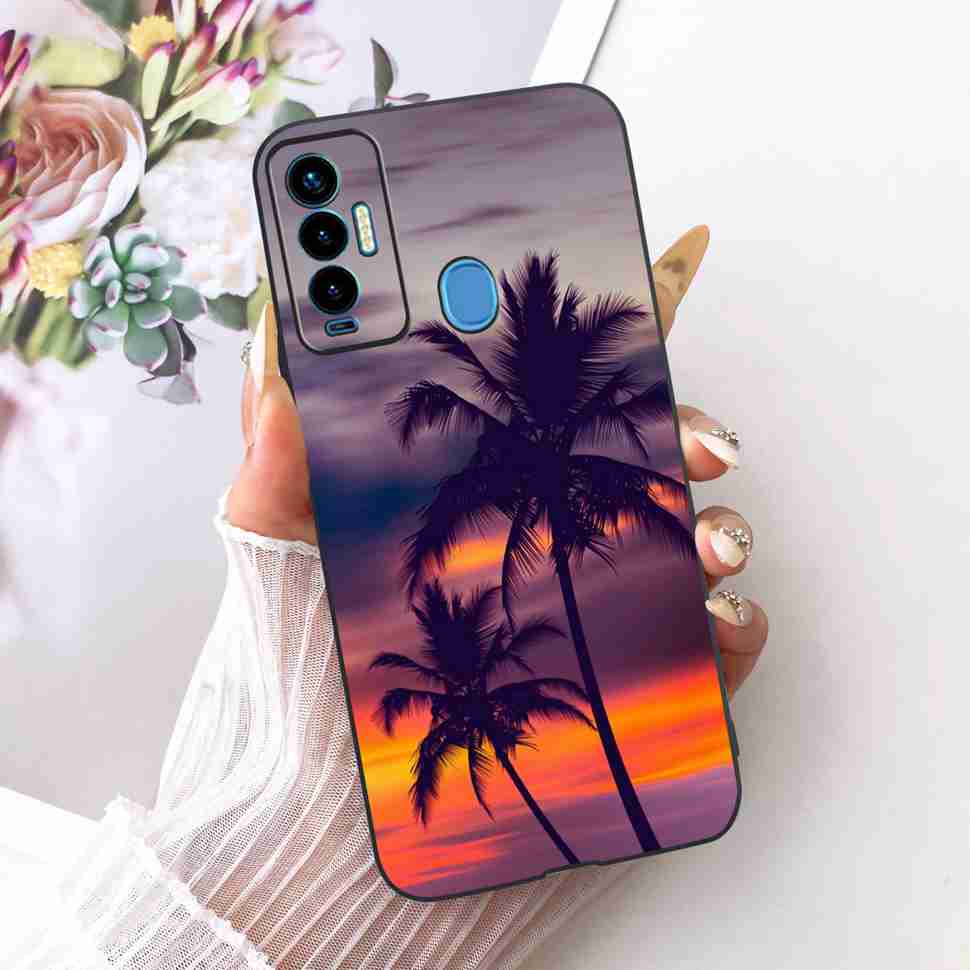 

For Tecno Camon 18i CG6 Case Fashion Luxury Pattern Silicone TPU Black Cover For Tecno Camon18i 18I 6.6 Shockproof Phone Cases Tecno Camon 18i