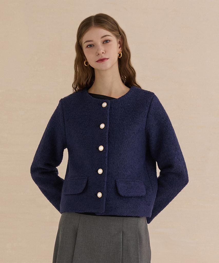 Soup Pearl Button Tumble Jacket (Saajkf1)
