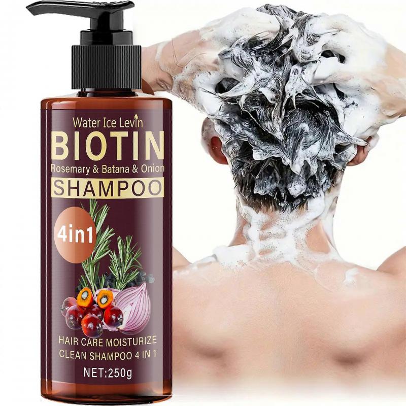 Onion Biotin and Rosemary Shampoo for Hair Growth, Onion Shampoo Moisturizing Hair Care with Onion Extract and Biotin Increase Hydration and Shine