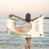 1pc Peter Rabbit1 Beach Towel with Custom Name, Beach/Swimming/Bath/Picnic/Camping Towel, Suitable for Seaside Beaches