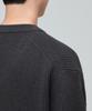 MUSINSA STANDARD Lambswool Ribbed V-Neck Knit [Dark Gray]