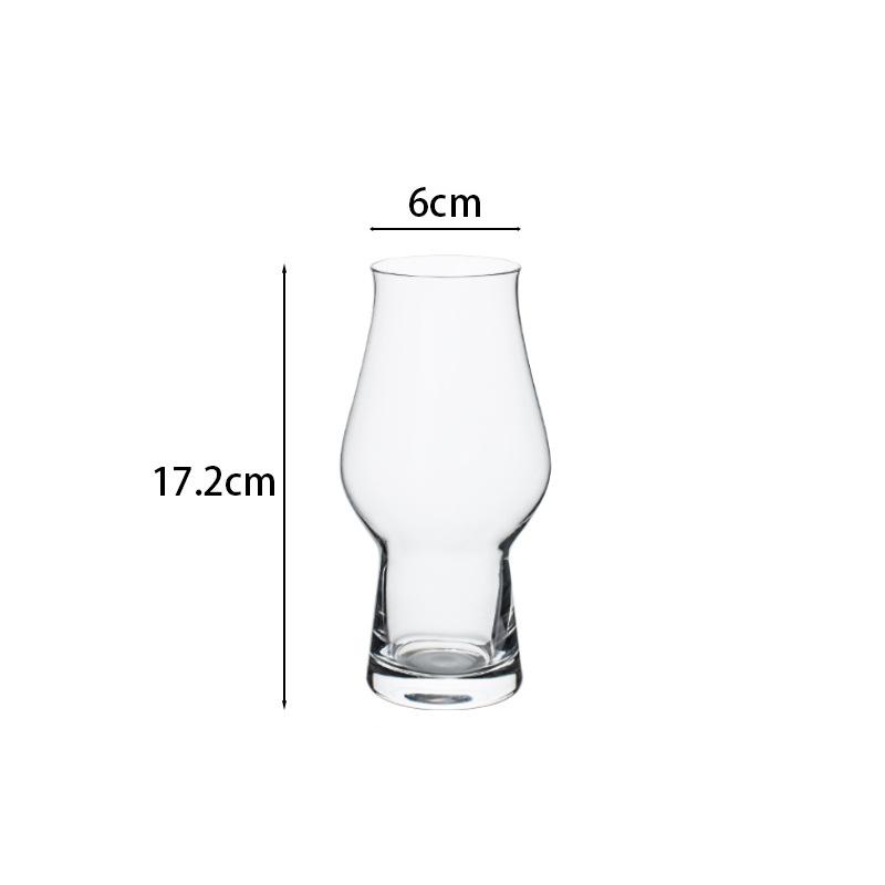 

17 унций Кружка для крафтового пива 495 мл Стеклянная кружка большой вместимости Креативная немецкая прозрачная кружка для пшеничного пива Бокал для иностранного вина Барная посуда 1pcs