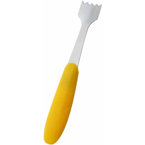 Shimomura Kihan Corn Peeler and Cutter [Made In Japan] Dishwasher Safe, Clean Peeling, Crushing Resistant, 3-Row Cut, Compact, Easy To Use, Time-Savin