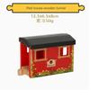 Wooden Train Track Scene Building Accessories Cave Tunnel Compatible with Thomas Tank Engine Track Toys Ages 3-6