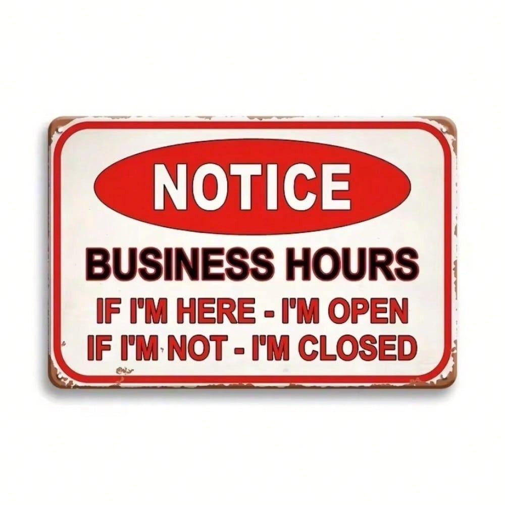 20x30cm Metal Tin Sign Retro Wall Art Home Decor