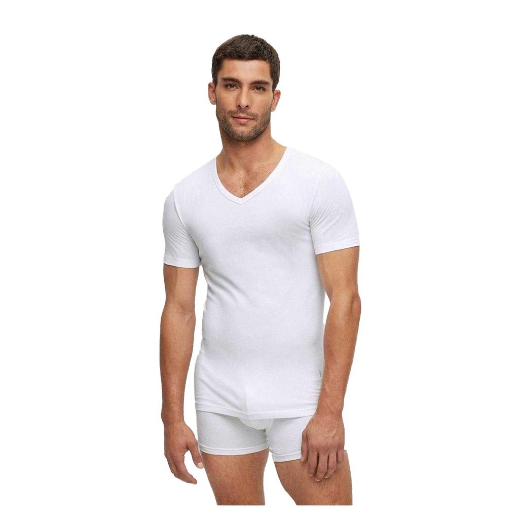 BOSS Mens Logo Slim T-Shirt (Pack of 2)