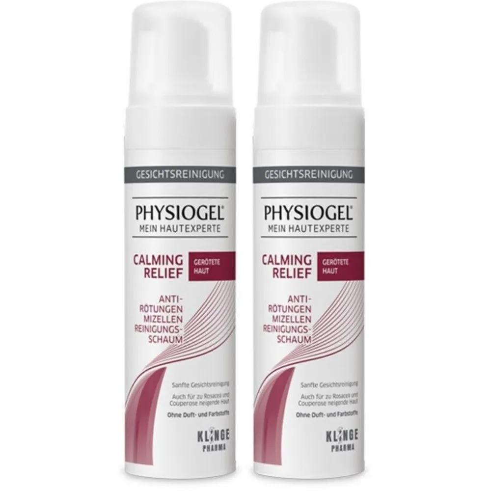 

Physiogel Calming Relief Anti-Redness Micellar Cleansing Foam 150ml Hypoallergenic Redness Care Soothing x 2