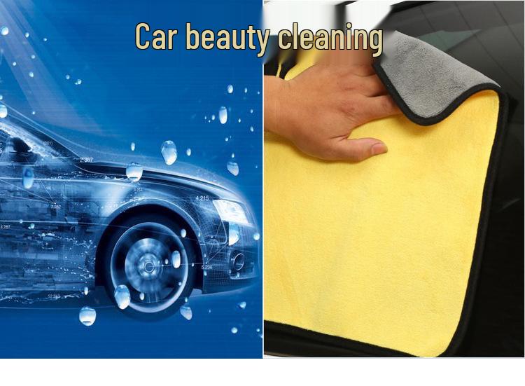 70x140cm Double-sided 600g Thick Absorbent Car Wash Towel for Glass Wiping