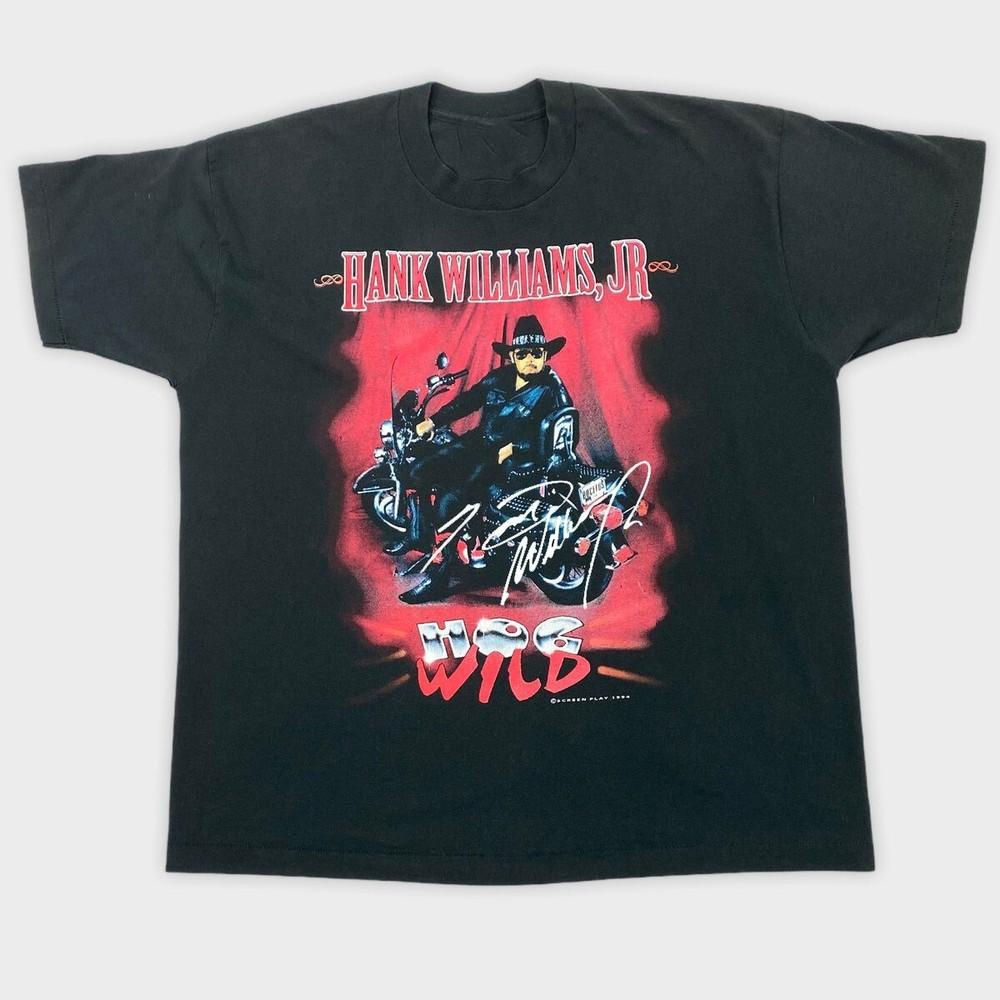 

Hank Williams Jr 1994 Tour T-shirt All Size S To 5XL Unisex T-Shirt XXL