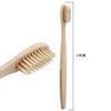 8 In 1 Bamboo Toothbrushes Cleaning Gum Sustainable Soft Bamboo Toothbrushes Beige