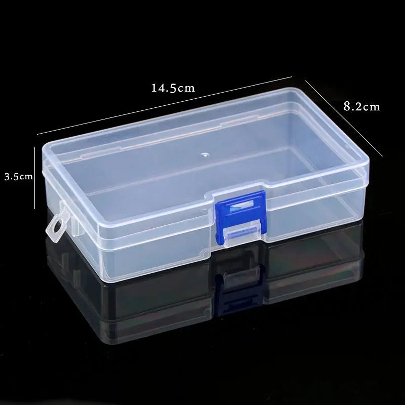 12 Sizes Plastic Storage Jewelry Box Compartment Adjustable Container Earring Box Jewelry Rectangle Box Case for Jewelry Display